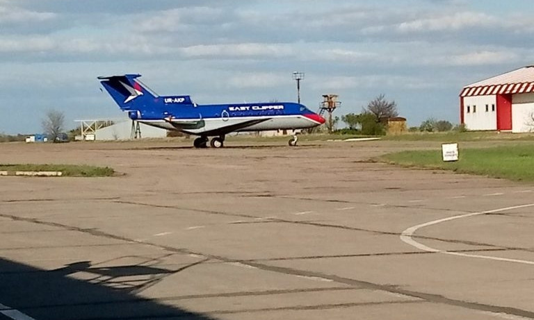 В Запорожском аэропорту "затерялся" ненужный самолет 