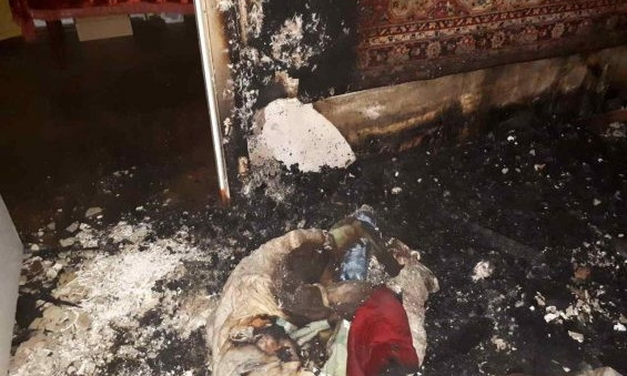 В запорожской квартире сгорел мужчина