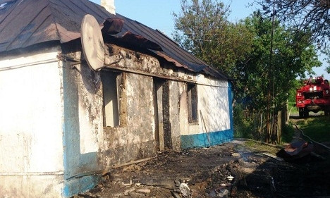 Ночью в Запорожской области взорвался дом