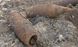 В Запорожской области на кладбище нашли мину