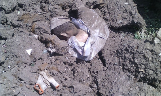 Фотофакт: В Запорожье на свалке обнаружили труп мужчины