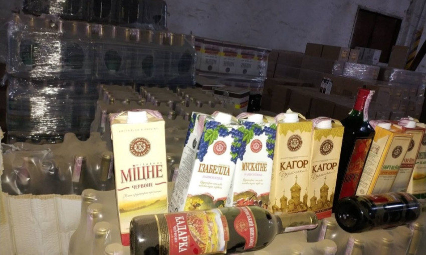 В Запорожье изъяли 50 тысяч литров алкоголя (ФОТО)