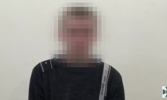 В сети опубликовали видео задержания донецкого боевика в Запорожье
