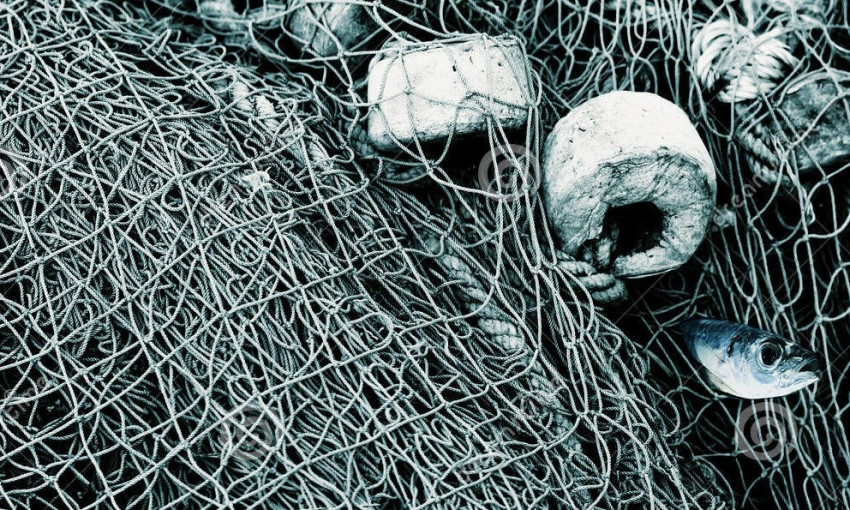 На запорожских рынках запросто продают браконьерские рыболовные сети 