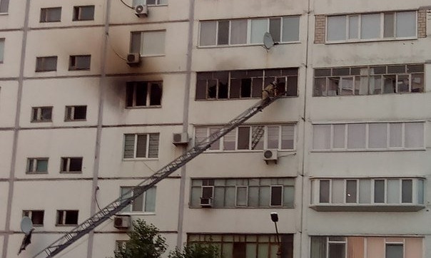 Пожар в Энергодаре: полностью сгорела квартира