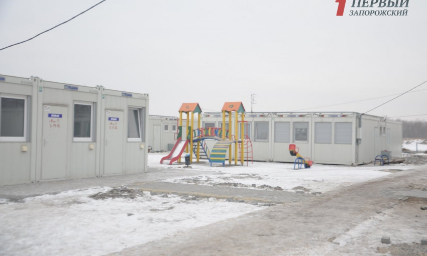 Модульный городок Запорожья готовится принять беженцев из Авдеевки