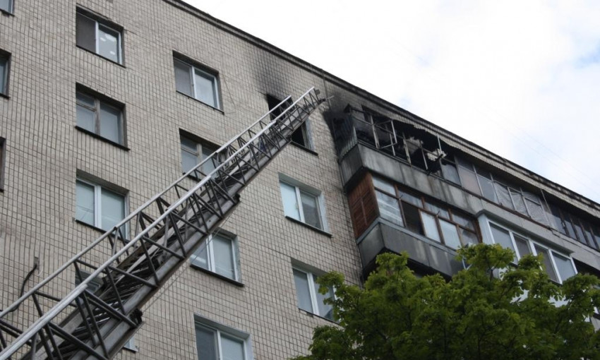 В Запорожье сгорела квартира. Погиб мужчина