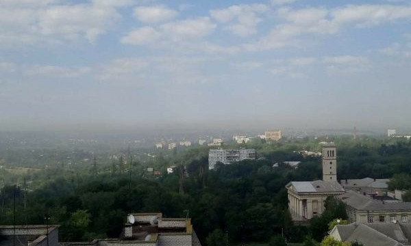Жители Запорожья задыхаются от смога (ФОТО)