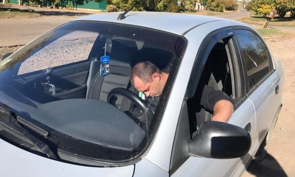 Под Запорожьем пьяный вусмерть водитель уснул за рулем (ФОТО, ВИДЕО)