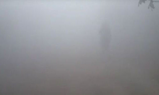 В Запорожской области - непроглядный туман