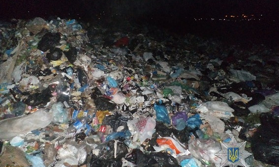Появилось видео, как в Запорожье незаконно привезли львовский мусор