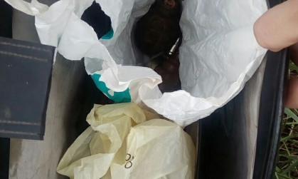 В Запорожье посреди улицы нашли сумку с гранатами
