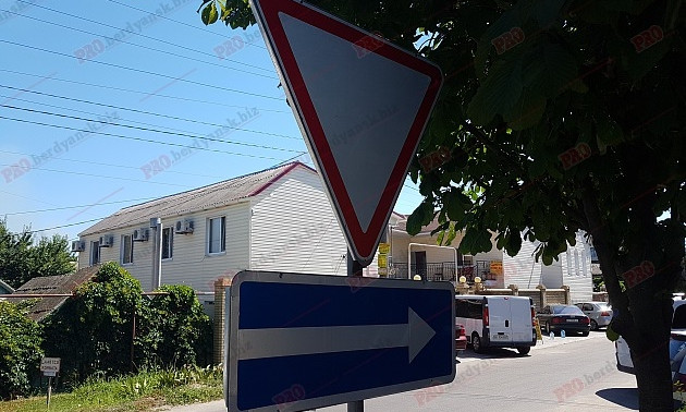 Дорожный знак стал причиной вызова "скорой" (ФОТО)