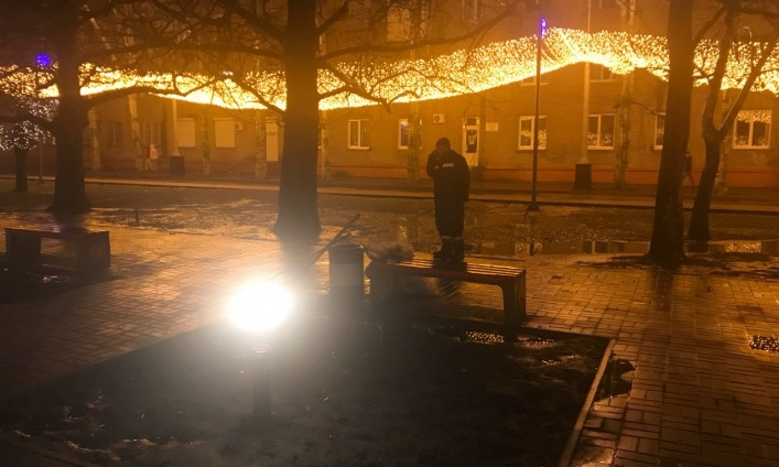 Жители Запорожской области изрядно насвинячили в новогоднюю ночь (ФОТО)